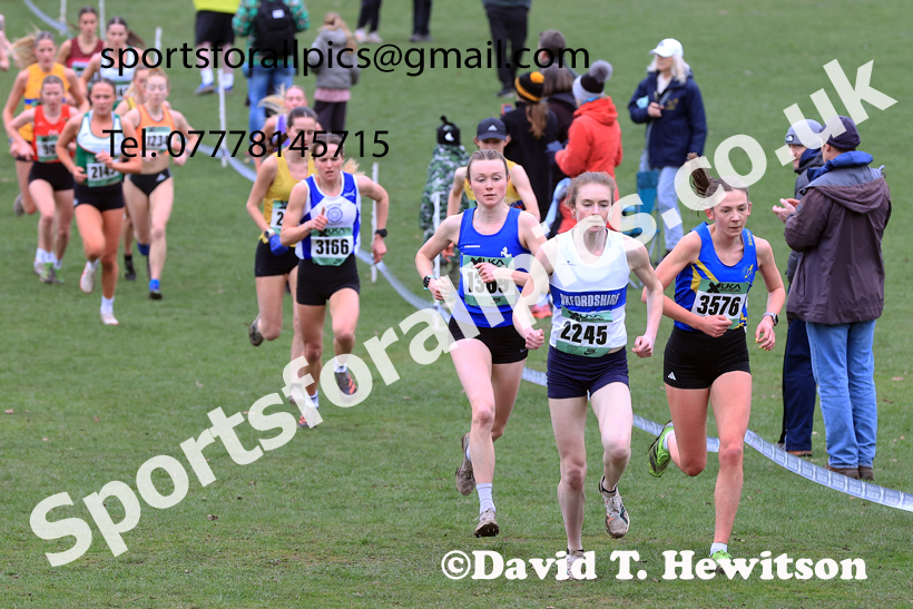 Senior Womens 2026 UK CAU Inter Counties Cross Country, Wollaton Park, Nottingham. Photo: David T. Hewitson/Sports for All Pics